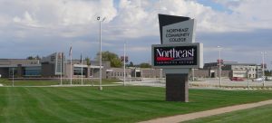 Northeast_Community_College_sign