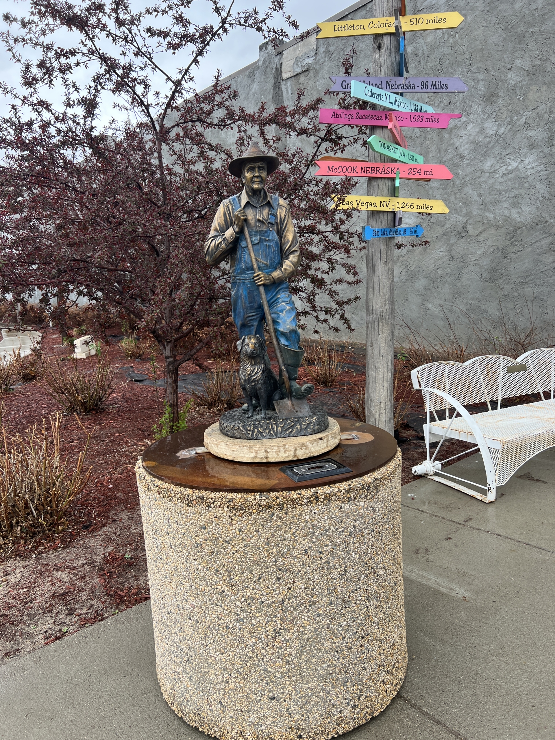 Farmer Sculpture Walk Piece