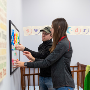 People working together at Encrypt Escape Rooms in downtown Norfolk
