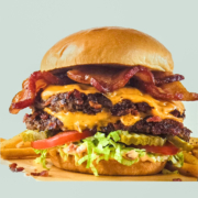Triple Bacon Burger at Buffalo Wild Wings