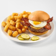 Rise and Shine Burger at Hy-Vee East