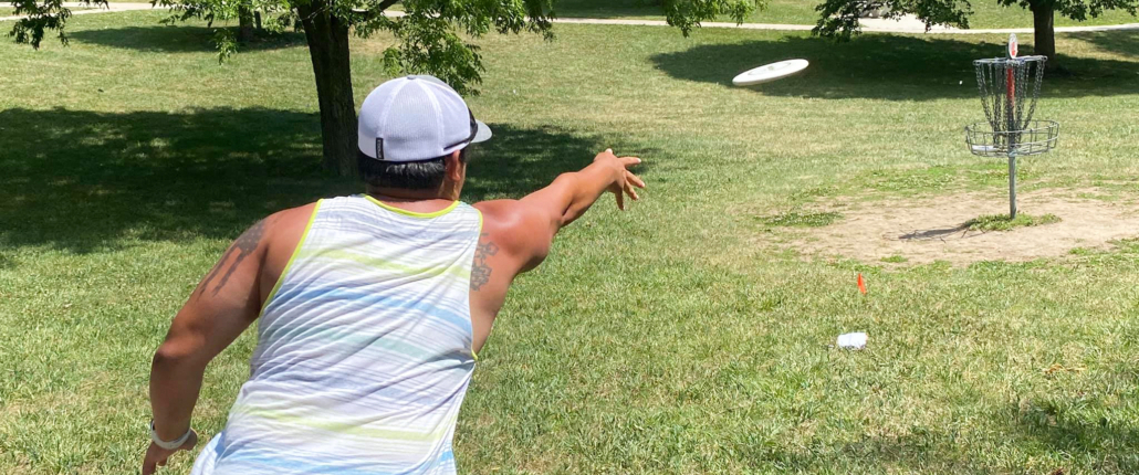 Disc golf at Skyview Park