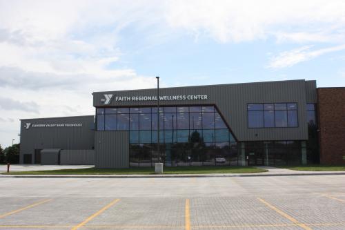 Outside image of Norfolk Family YMCA Fieldhouse entrance