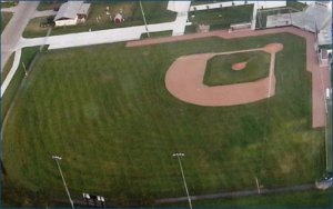 Aerial photo of Veterans Memorial Field