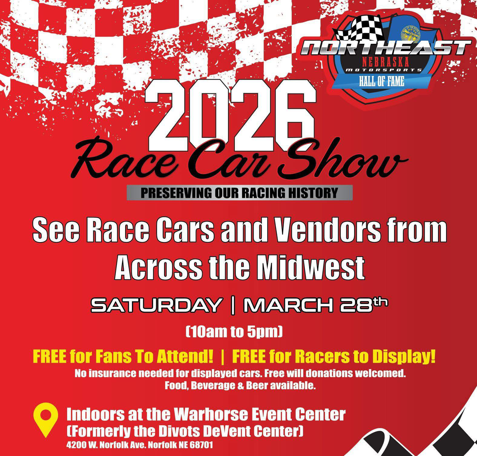 2026 NENMHOF Race Car Show